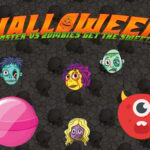 Halloween Moster gegen Zombies