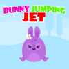 Hase springender Jet